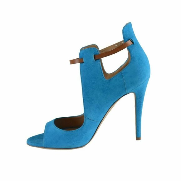 Dsquared Suede Ankle Strap Pump Heels Shoes - Picture 2 of 7